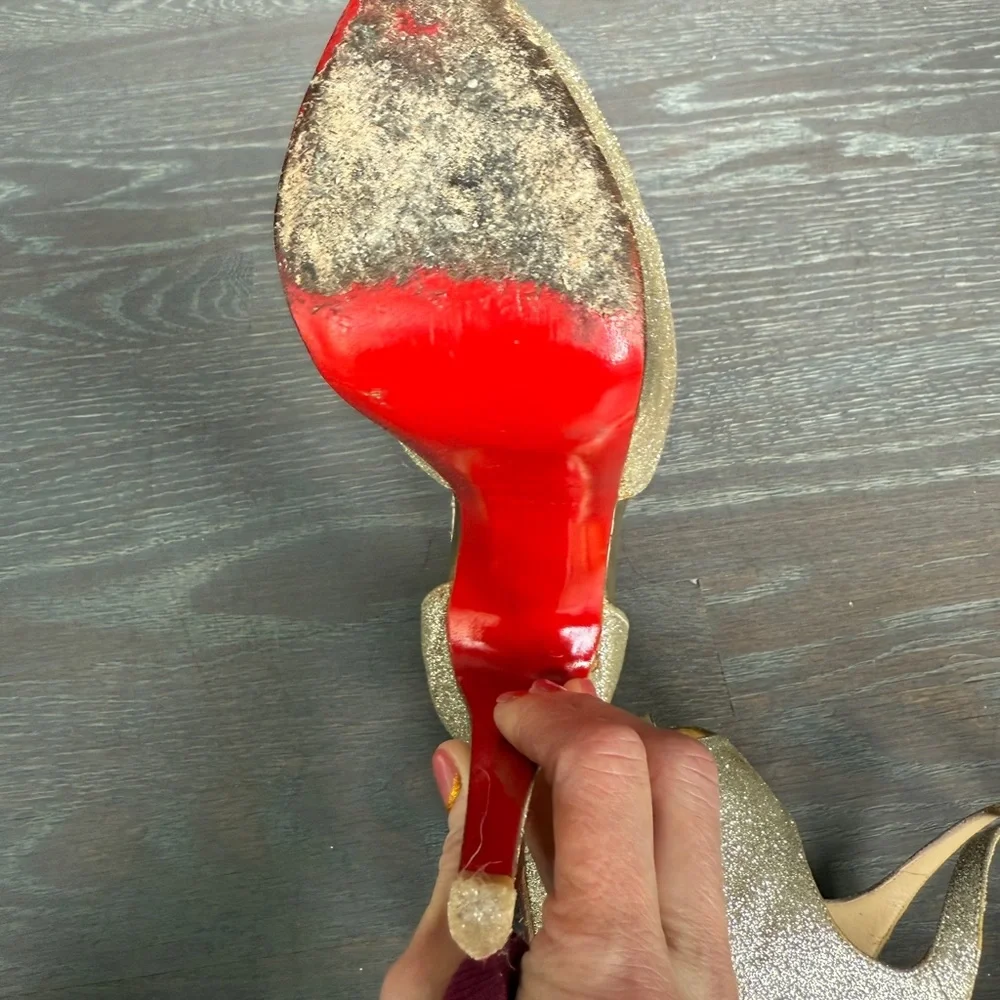Christian Louboutin Exagona 160 Glitter Heel